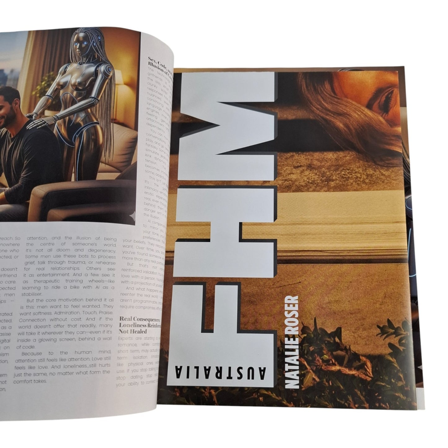 FHM For Him Magazine Australia Magazine October 2025 Natalie Roser Issue 1