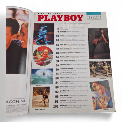 Australian Playboy Magazine January 1993 Samantha Dorman Kim Doherty