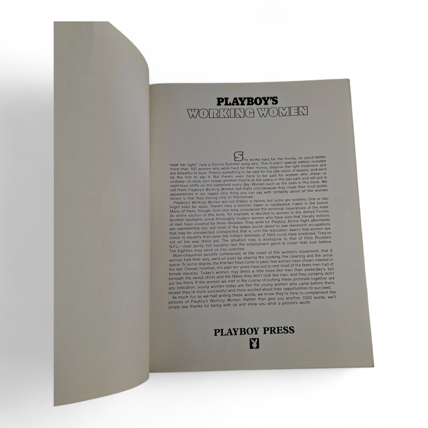 Playboy Working Women: Tribute to Beauty Brains Ambition Magazine 1984