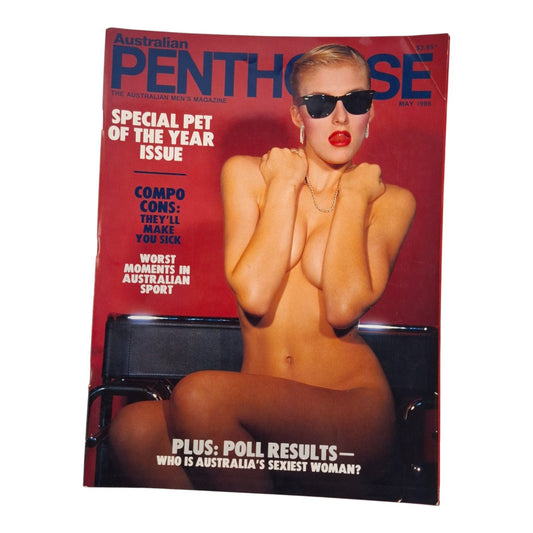 AUSTRALIAN PENTHOUSE Magazine May 1986 Julie Mulherin / Paula Sutton INCOMPLETE