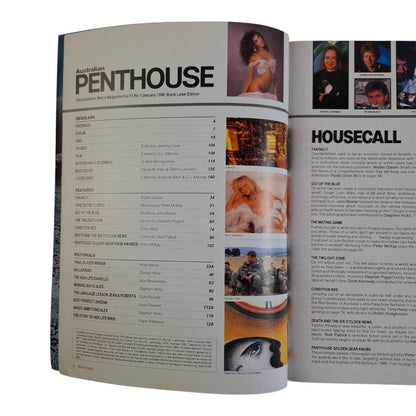 Australian Penthouse Magazine January 1990 Danielle Richards / Miriam Hendriks