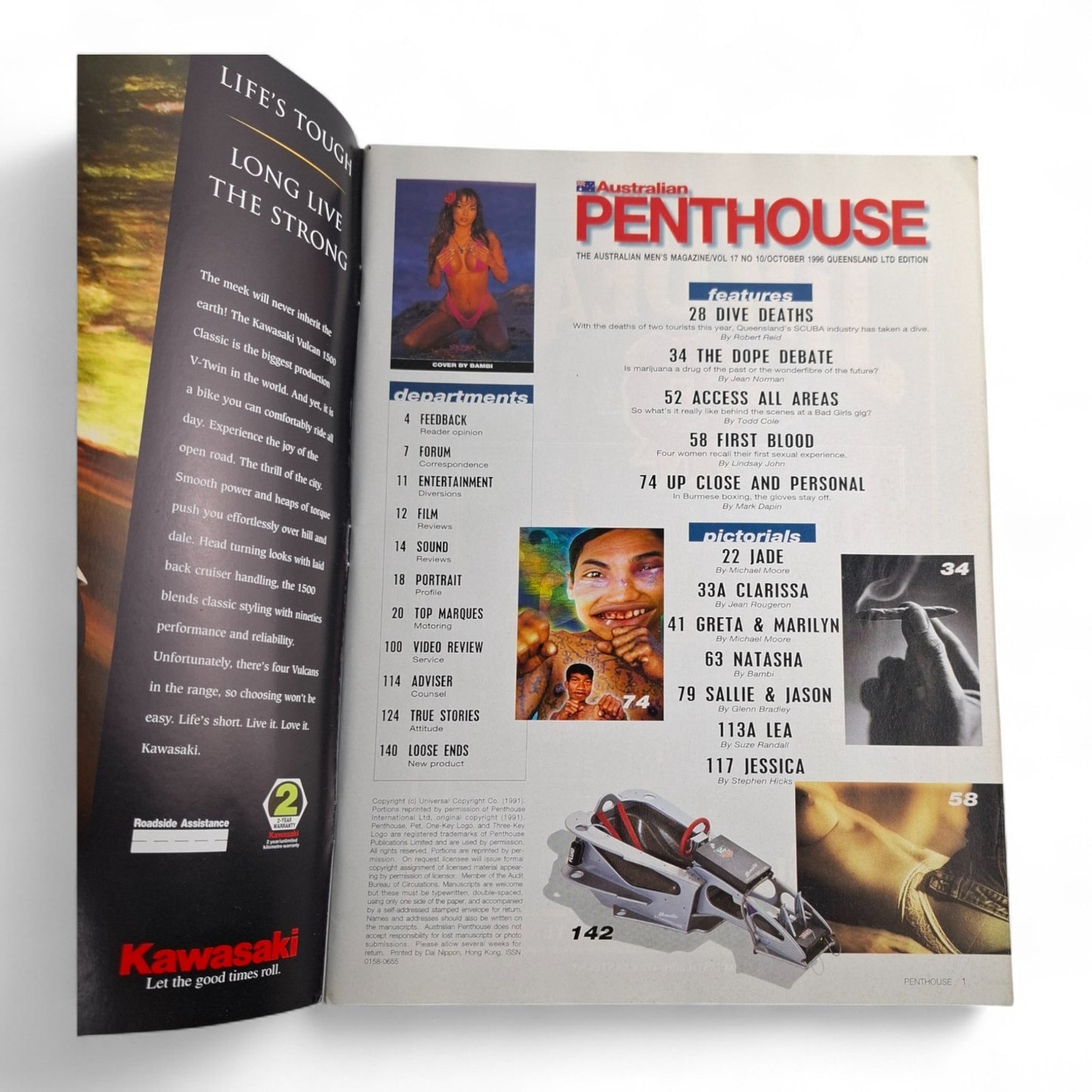 Australian Penthouse Magazine - Limited Edition October 1996 Natasha Celeste