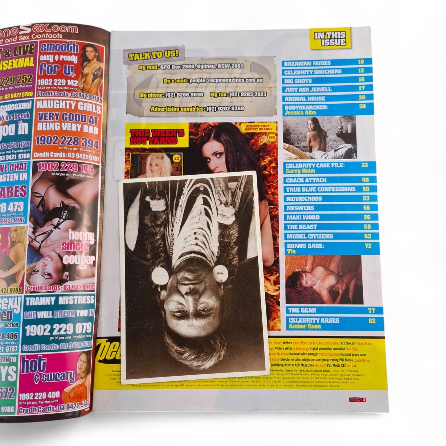 Australian People Magazine May 2004 Sammy Braddy / Jesse Jane