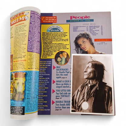 Australian PEOPLE MAGAZINE With PIX October 13th 1993 Janna
