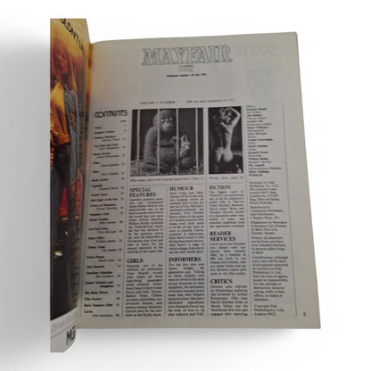 Mayfair Magazine Vol. 8 No. 7 July 1973 U.K Playboy