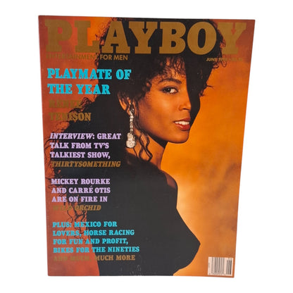 PLAYBOY MAGAZINE June 1990 Rene Tenison / Bonnie Marino