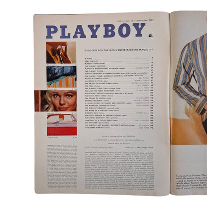 PLAYBOY Magazine November 1964 Maria Hoff / Kai Brendlinger NO C/F