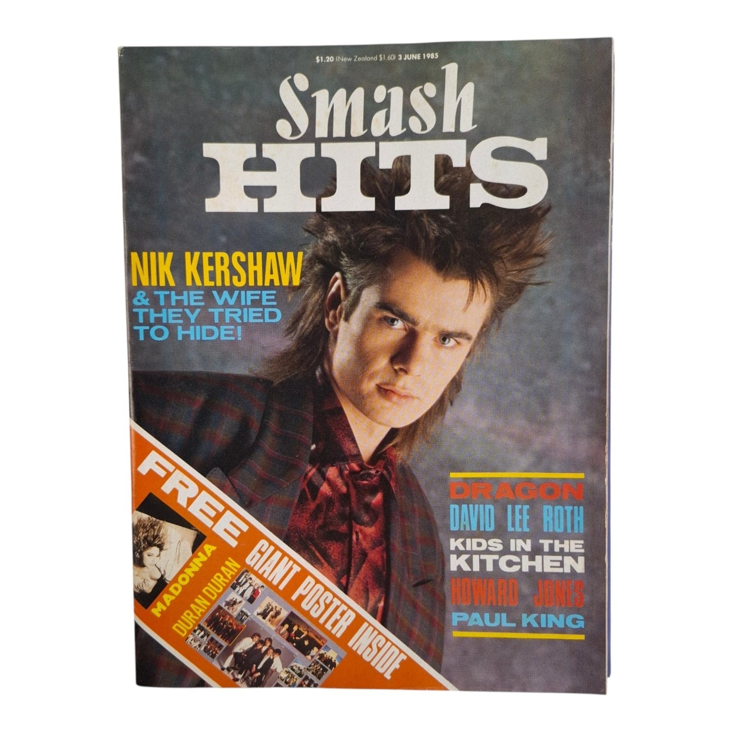 Smash Hits Magazine Australia June 1985 Nik Kershaw / Dragon / Madonna