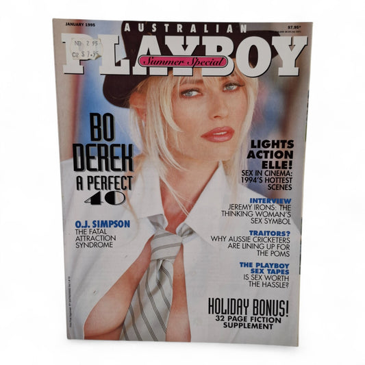 Australian Playboy Magazine January 1995 Bo Derek EXCELLENT