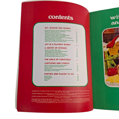 Playboy's Holiday Album Men's Magazine 1971 Shay Knuth