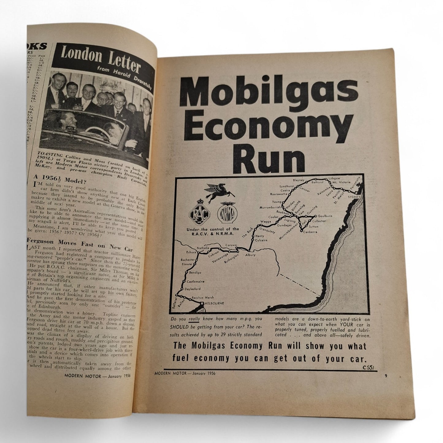 Modern Motor Magazine January 1956 Peugeot 403