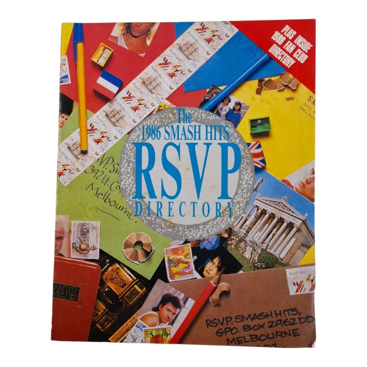 1986 Smash Hits Magazine RSVP Directory