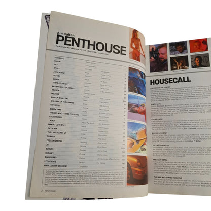 Australian Penthouse Magazine - Limited Edition August 1990 Laura Willis