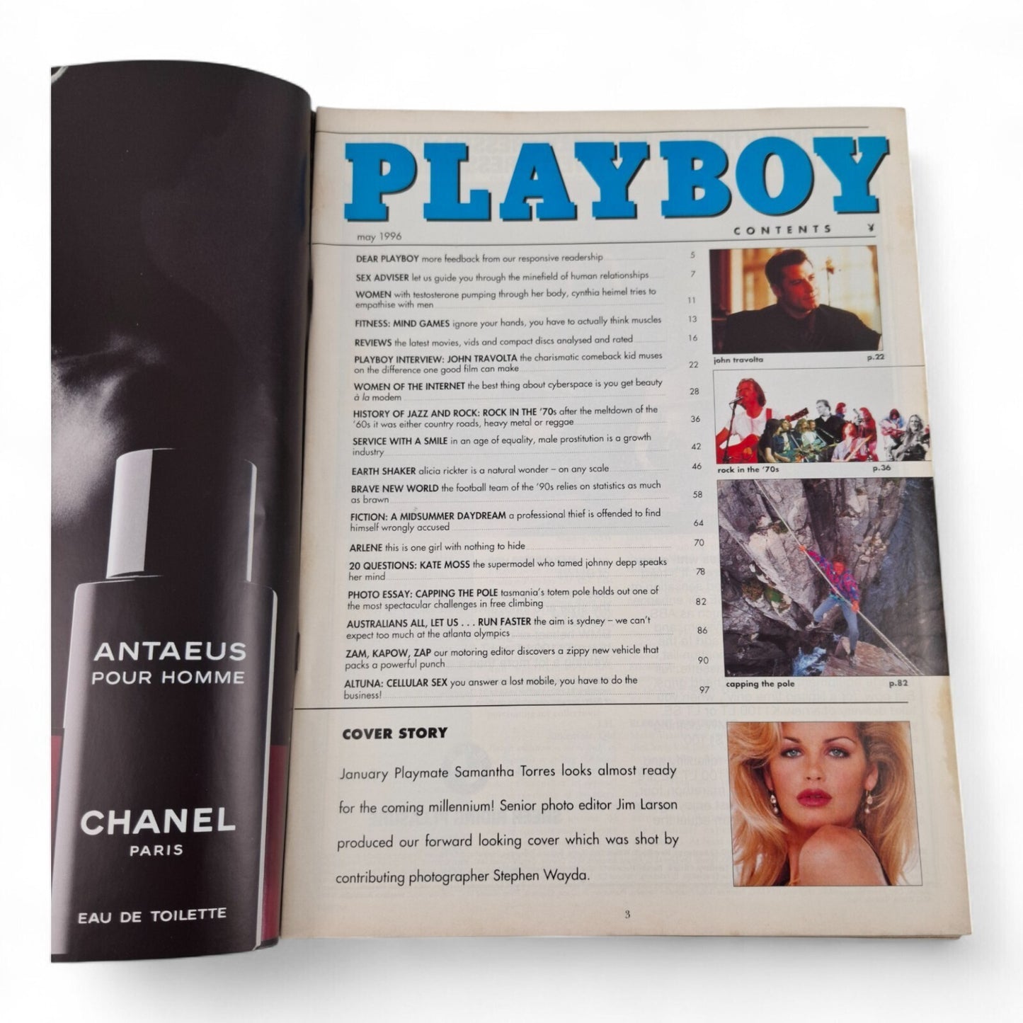 Australian Playboy Magazine May 1996 Samantha Torres Alicia Rickter