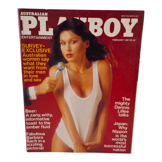 Australian Playboy Magazine February 1981 Maggie Kerscher / Laura Tomei