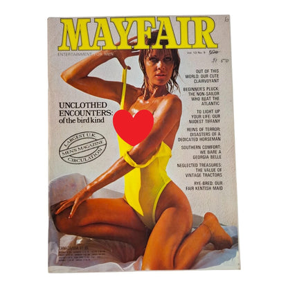 Mayfair Magazine Sep 1978 Vol 13 No 9 GOTM Page 3's Carolyn Evans Playboy