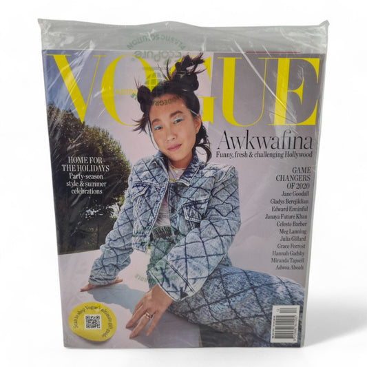 Vogue Australia Magazine December 2020 Awkwafina NEW