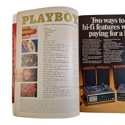 PLAYBOY Magazine December 1973 Bonita Lou Rossi  / Christine Maddox