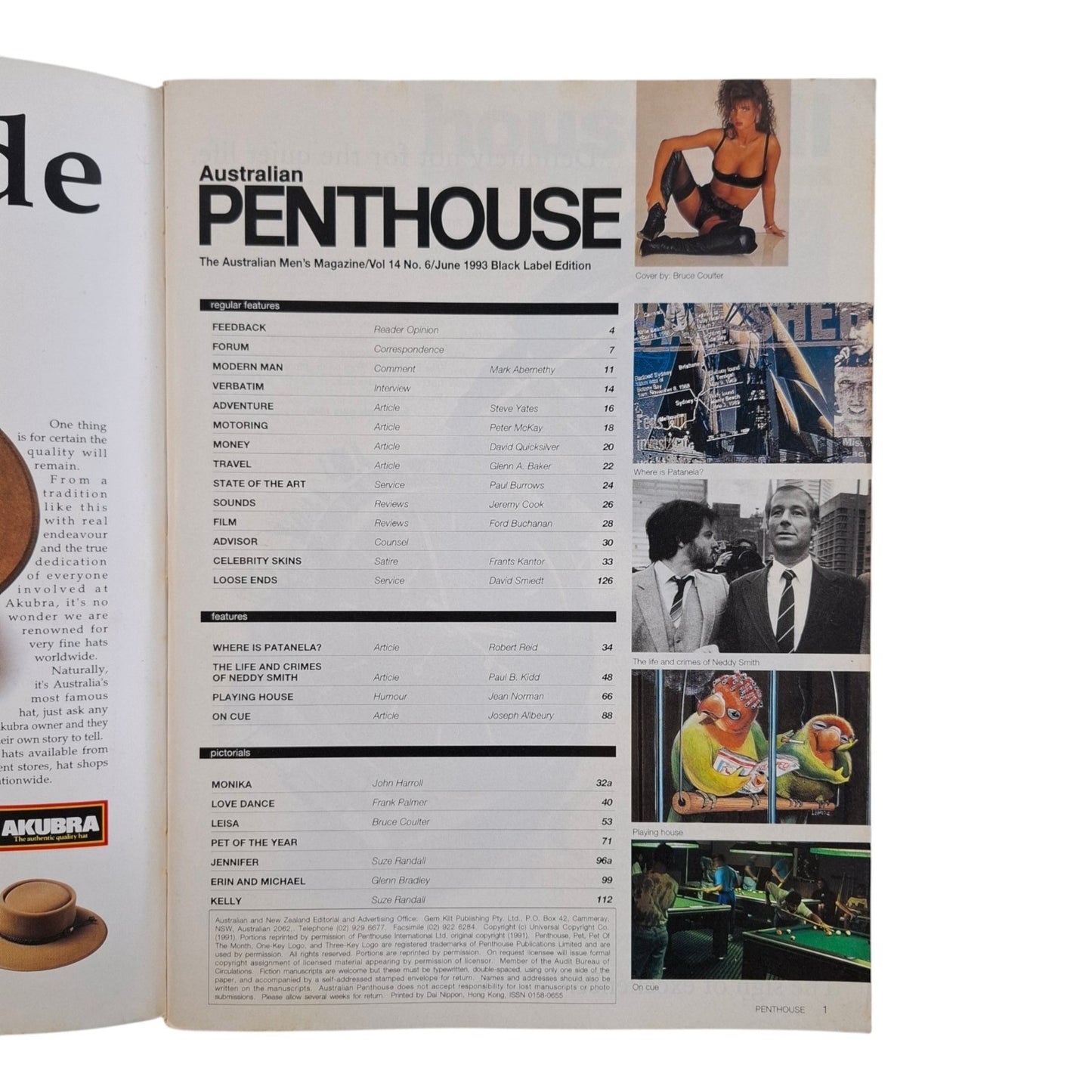 Australian Penthouse Magazine June 1993 Leisa Ryan / Monika Rice