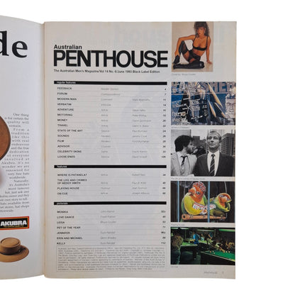 Australian Penthouse Magazine June 1993 Leisa Ryan / Monika Rice