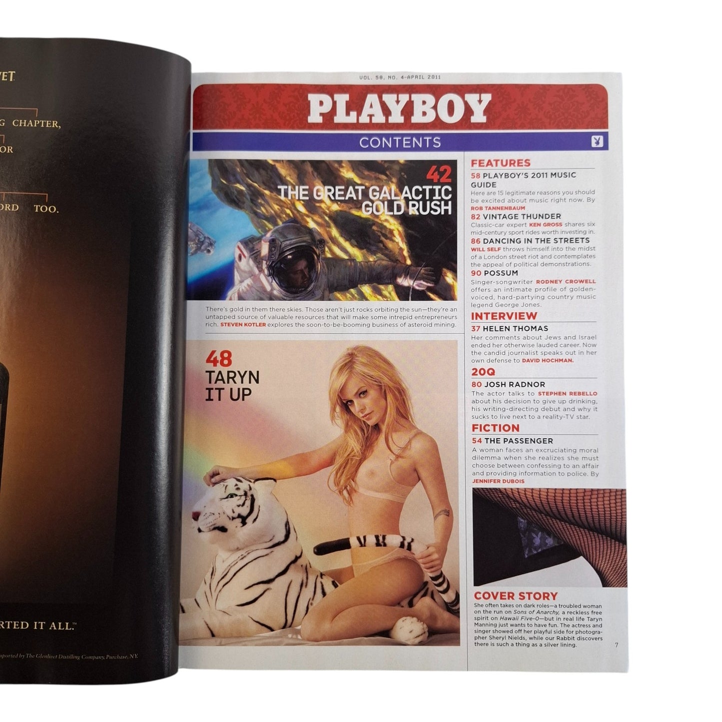 Playboy Magazine April 2011  Taryn Manning / Jaclyn Swedberg