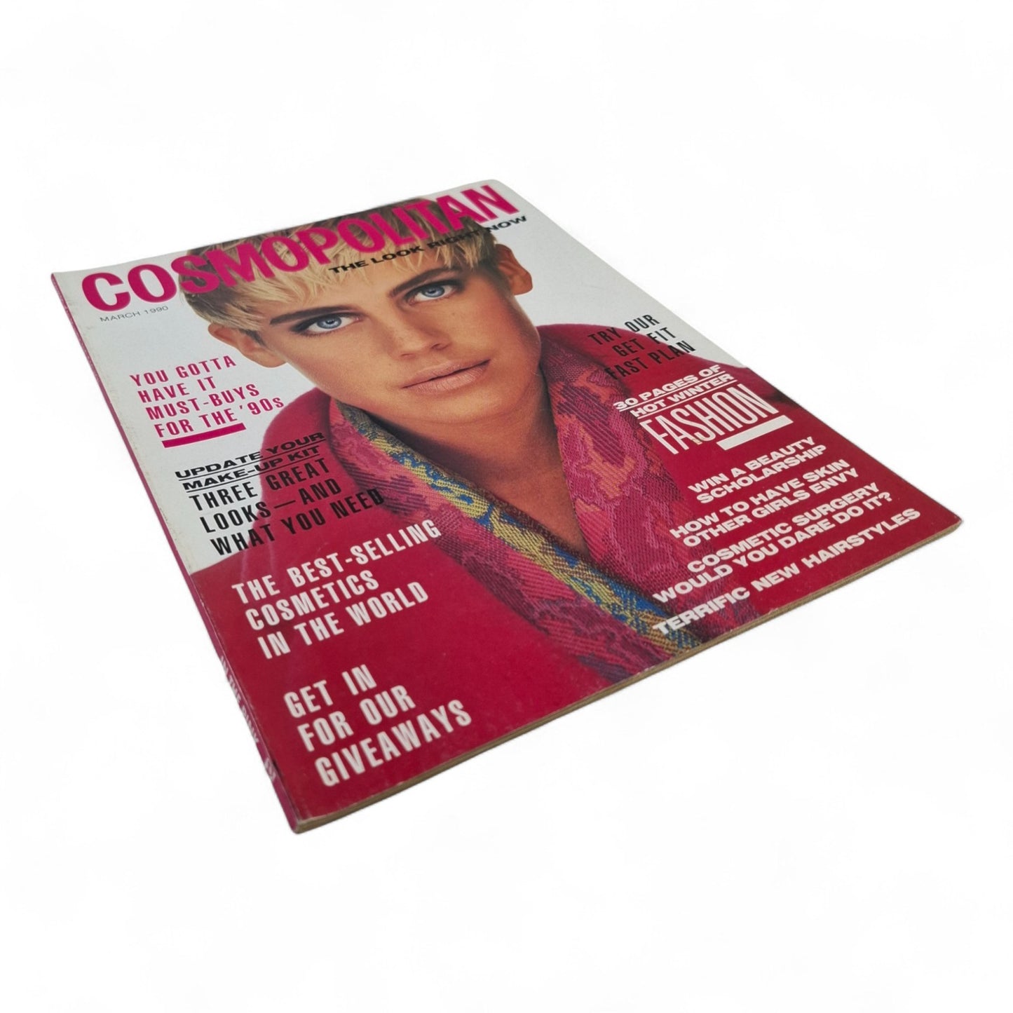 Cosmopolitan Australia magazine - March 1990 PINK Version - JULIE FEITEN