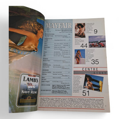 Mayfair Magazine Vol. 23 No. 10 October 1988 U.K Playboy