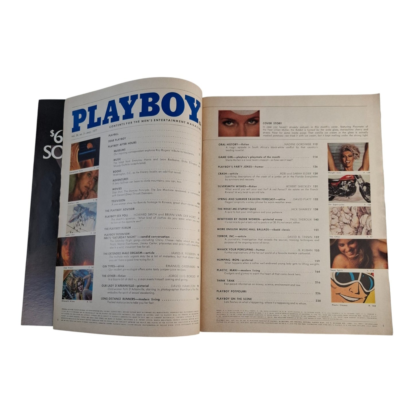 Playboy Magazine May 1977 Lillian Muller Interview: Saturday Night Live Cast