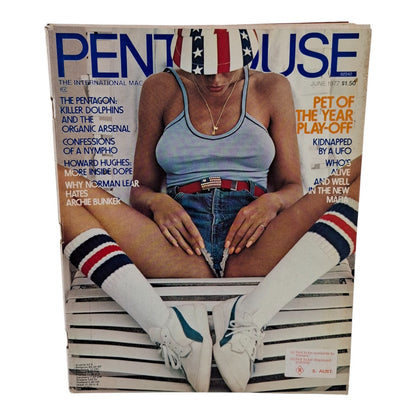 PENTHOUSE U.S Magazine June 1977 Cheryl Ain / Dominique Maure