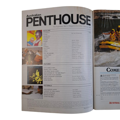 Australian Penthouse Magazine January 1987 Anita Russell / Janna Adams