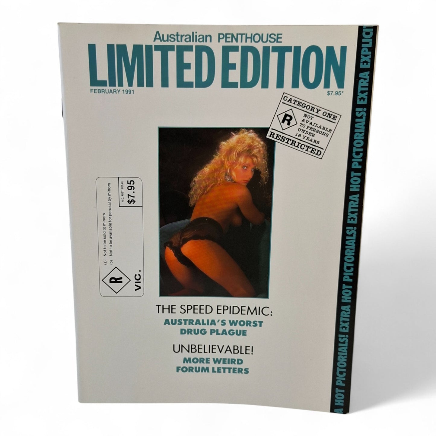 Australian Penthouse Magazine - Limited Edition February 1991 Goldy Stevens