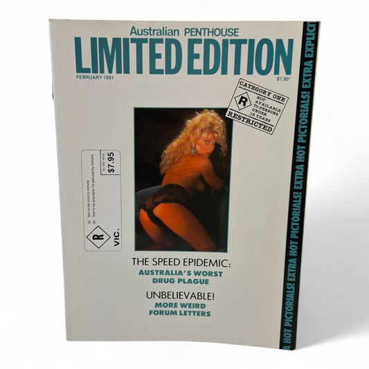 Australian Penthouse Magazine - Limited Edition February 1991 Goldy Stevens