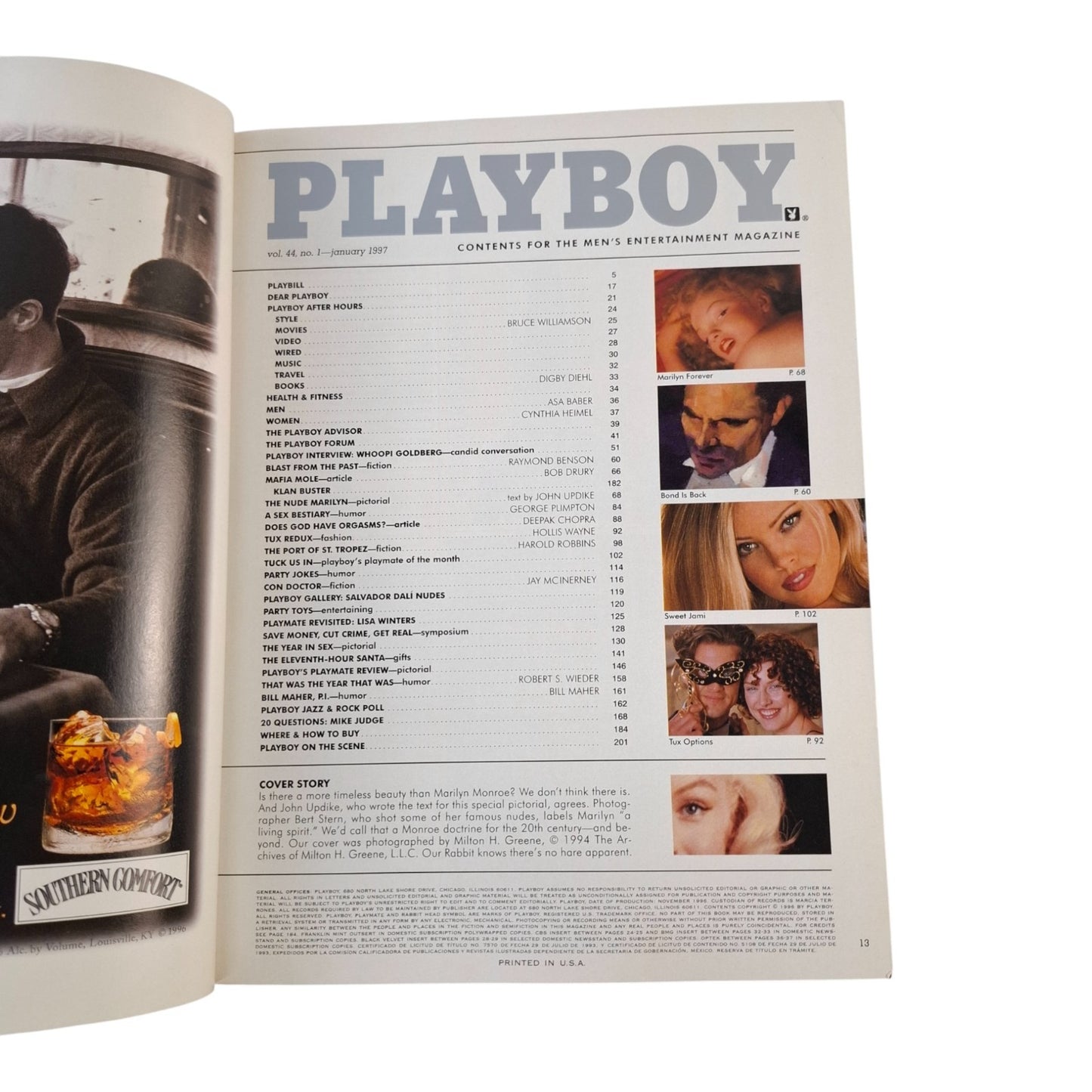 Playboy Magazine January 1997 Marilyn Monroe / Jami Ferrell COMPLETE