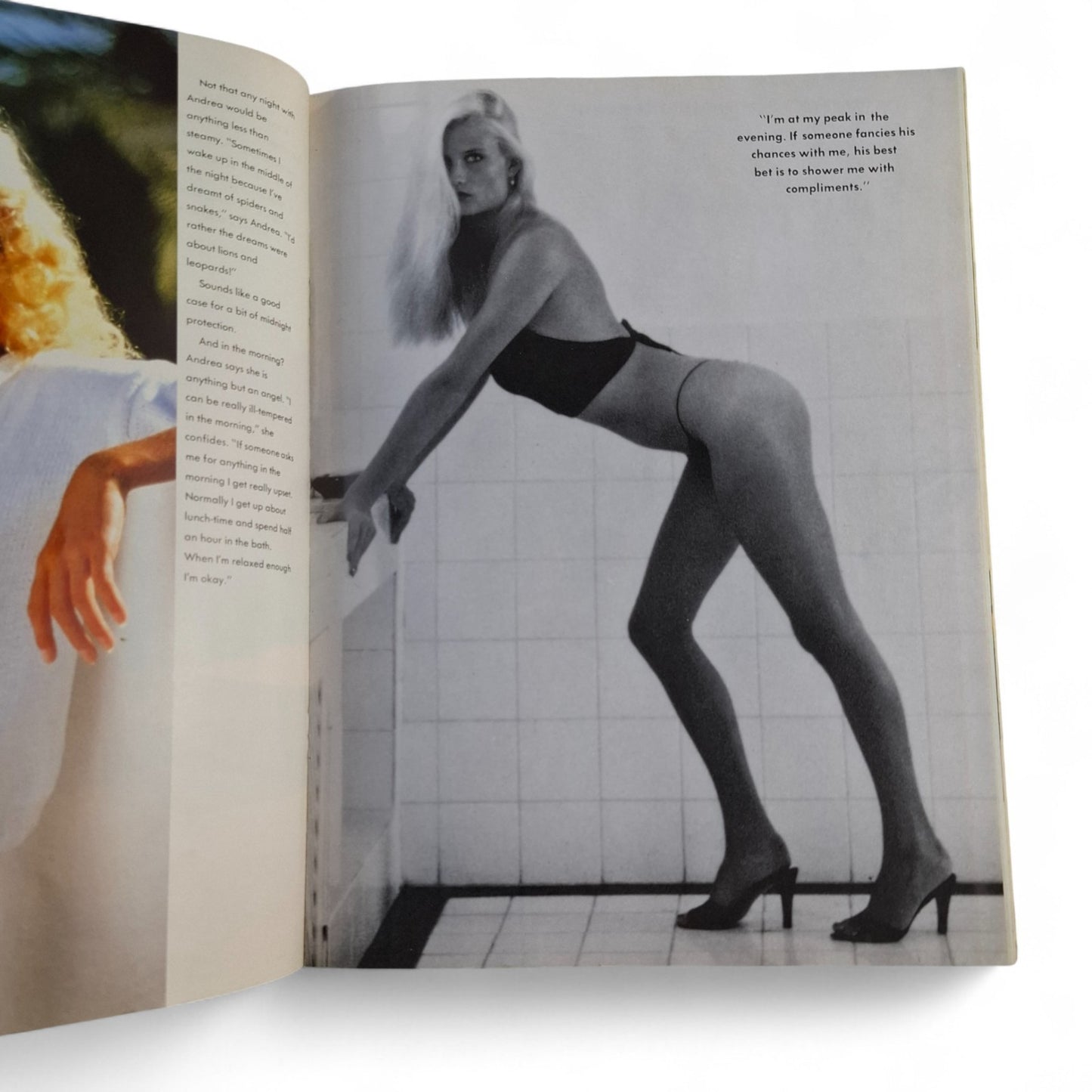 Australian Playboy Magazine August 1985 Andrea Engel John Laws Sheree Allbeury