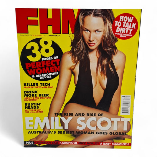 FHM Magazine Australia September 2009 Emily Scott