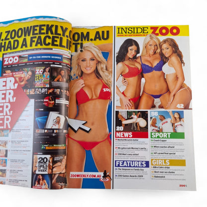 ZOO Weekly Magazine Australia #187 September 2009 Allira Cohrs