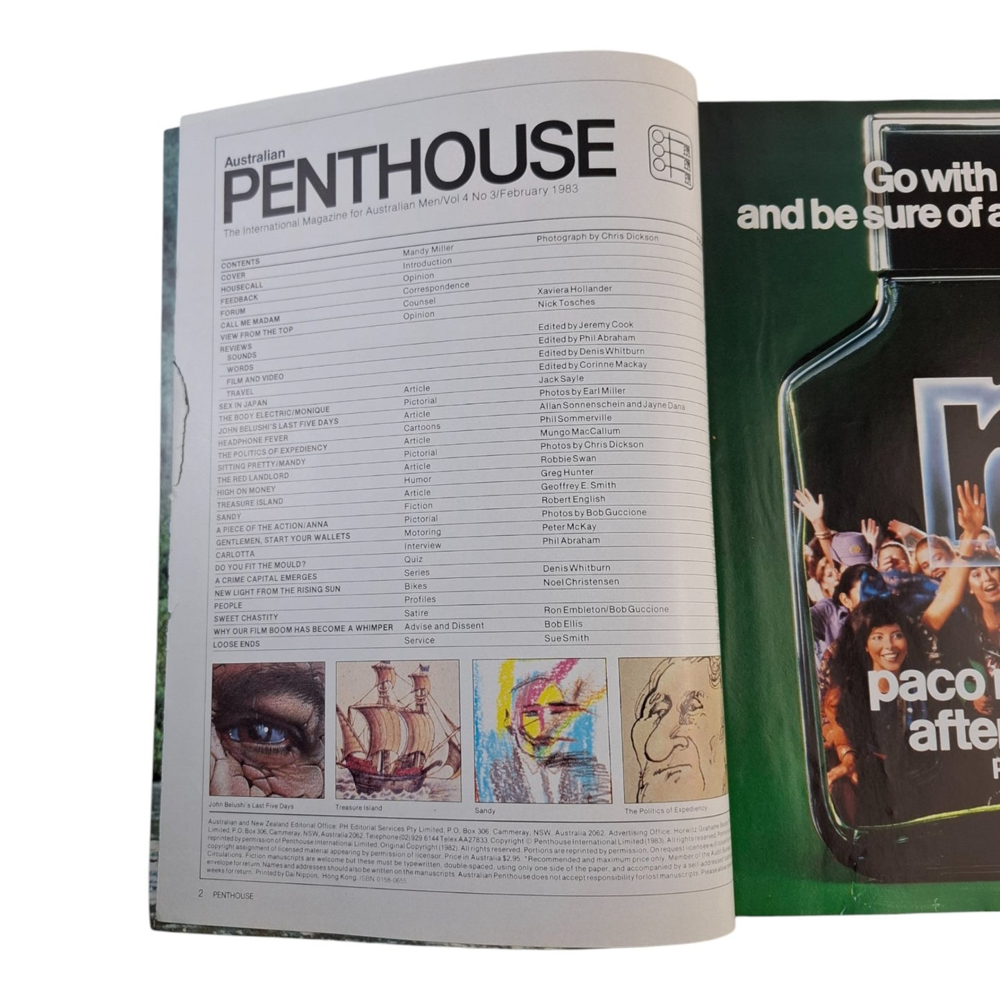 AUSTRALIAN PENTHOUSE Magazine February 1983 Mandy Miller