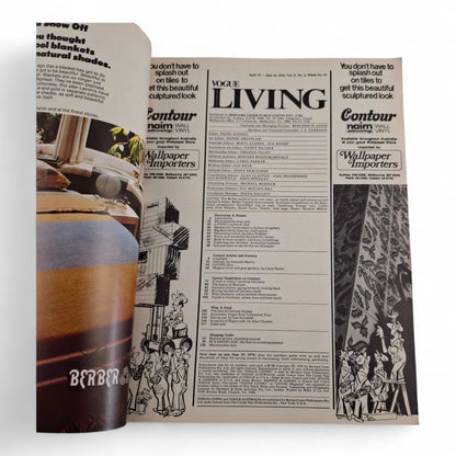 Vintage Vogue Living Australian Magazine - No. 2 1976