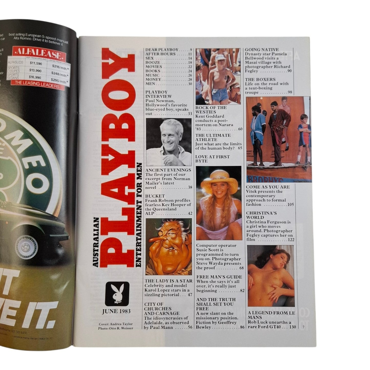 Australian Playboy Magazine June 1983 Karol Lopez / Suzie Scott
