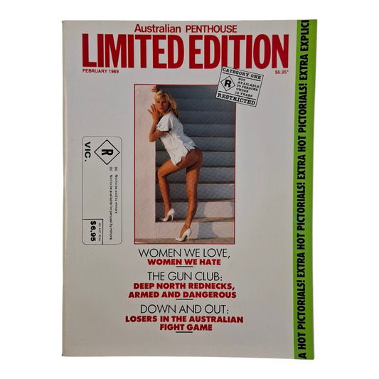 Australian Penthouse Magazine Limited Edition February 1989 Kathy Quinn