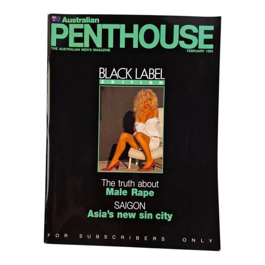 Australian Penthouse Magazine February 1993 Melissa Burrows / Tori