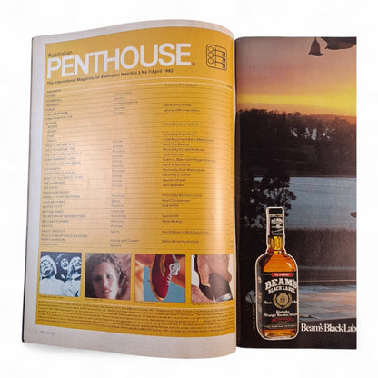 AUSTRALIAN PENTHOUSE April 1982 Vol. 3 No. 7 Men's Magazine Tracey Wallace