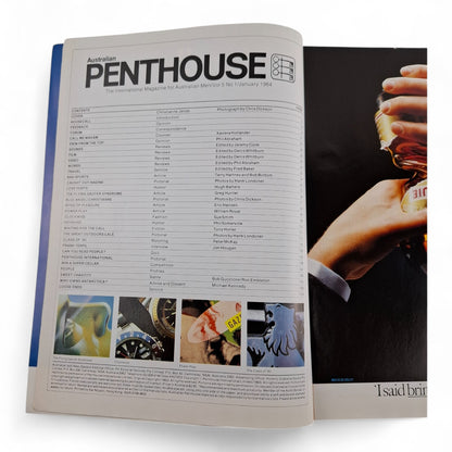 AUSTRALIAN PENTHOUSE January 1984 Vol. 5 No. 1 Men's Magazine Christianne Jende