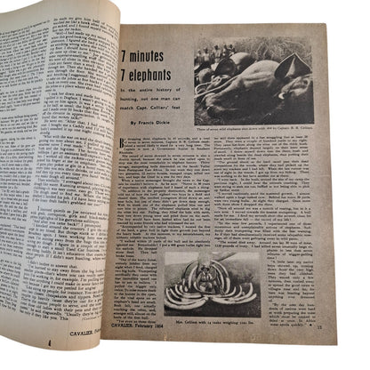 Cavalier Magazine Australia For Men February 1954 Vol. 1 No. 7 - Vargas Girl