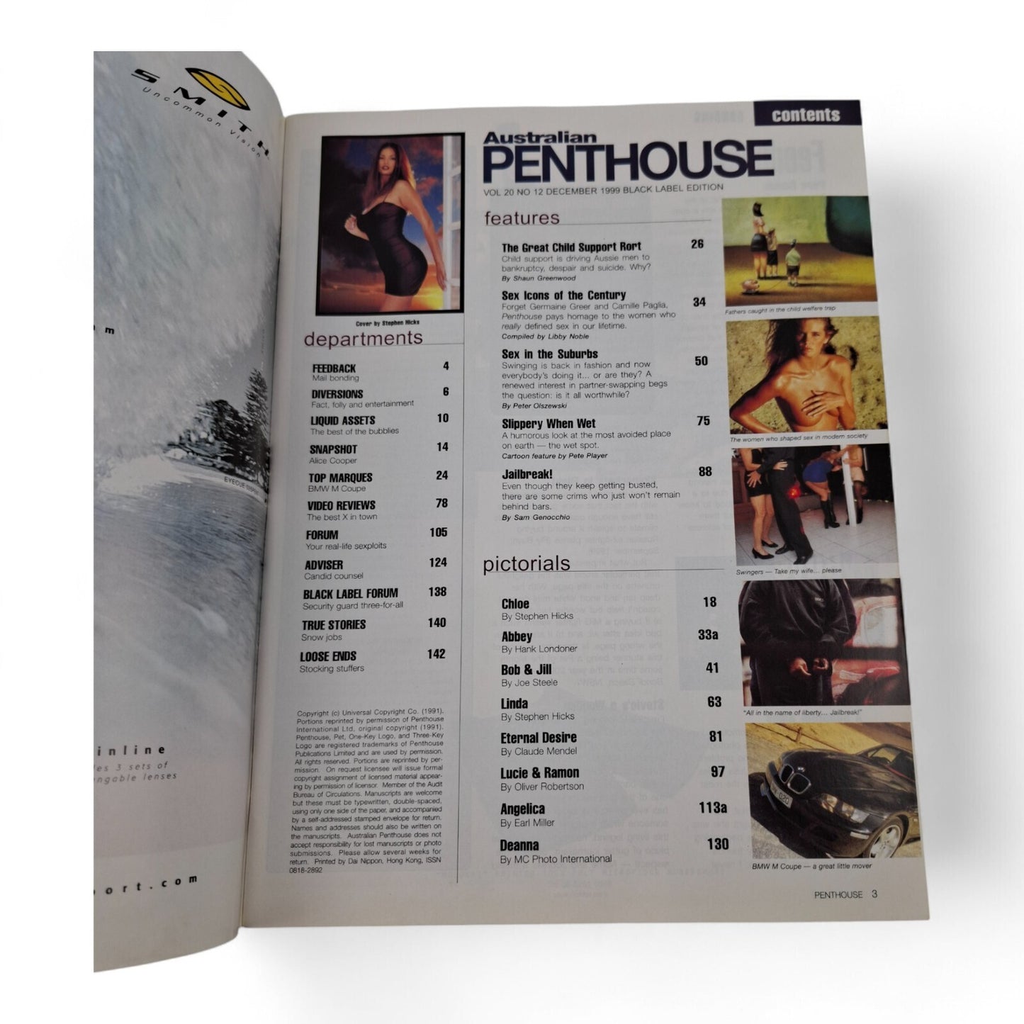Australian Penthouse Magazine - Black Label December 1999 Complete Playboy