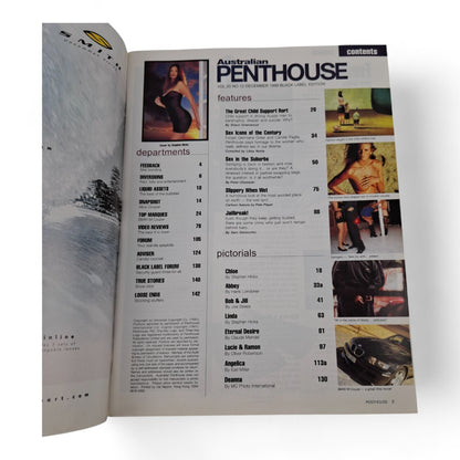 Australian Penthouse Magazine - Black Label December 1999 Complete Playboy