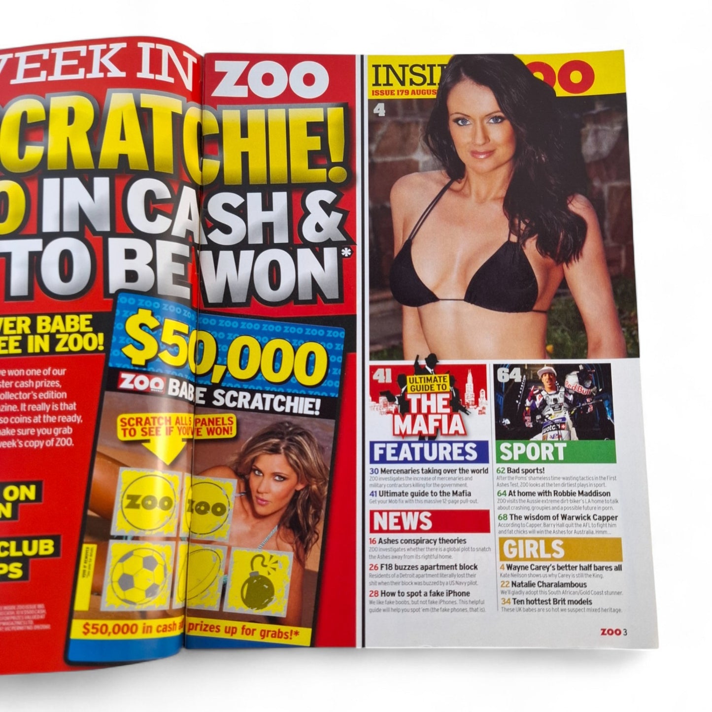 ZOO Weekly Magazine Australia #179 August 2009 Kate Neilson