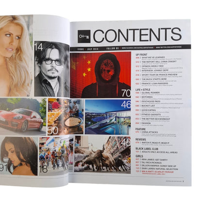 Australian Penthouse Magazine July 2014 Taj / Nina James