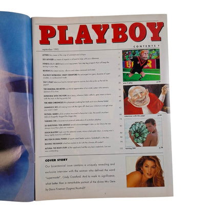 Australian Playboy Magazine September 1995 Cindy Crawford  / Heidi Mark