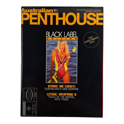 Australian Penthouse Magazine February 1998 Monique Mason / Savannah Hunter